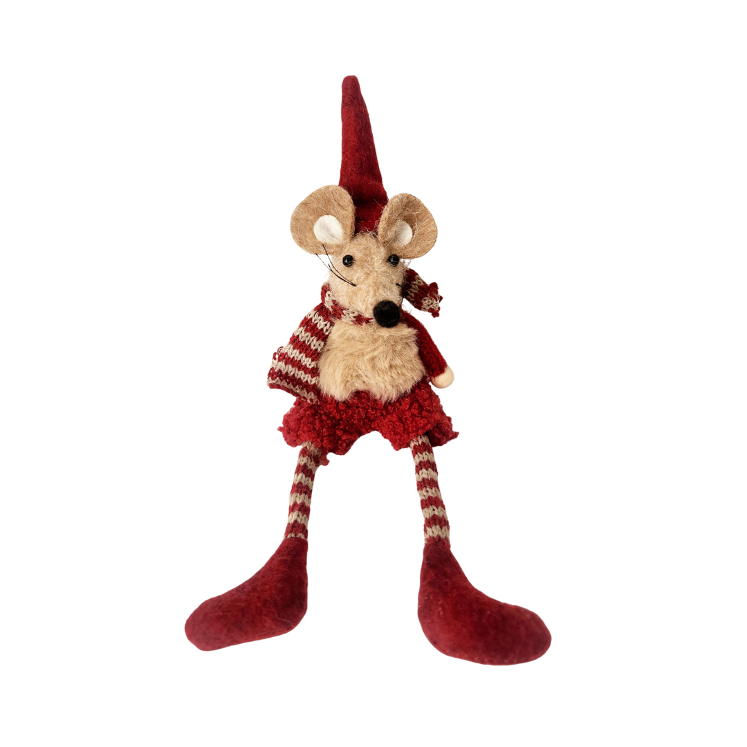 Small Sitting Boy Fabric Mouse