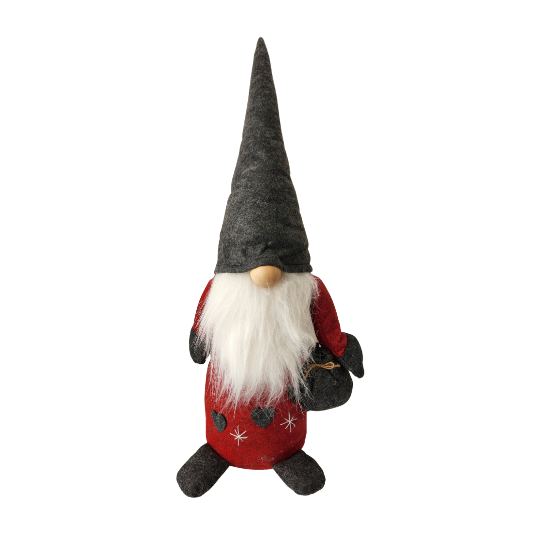 Large Felt Gnome with Sack