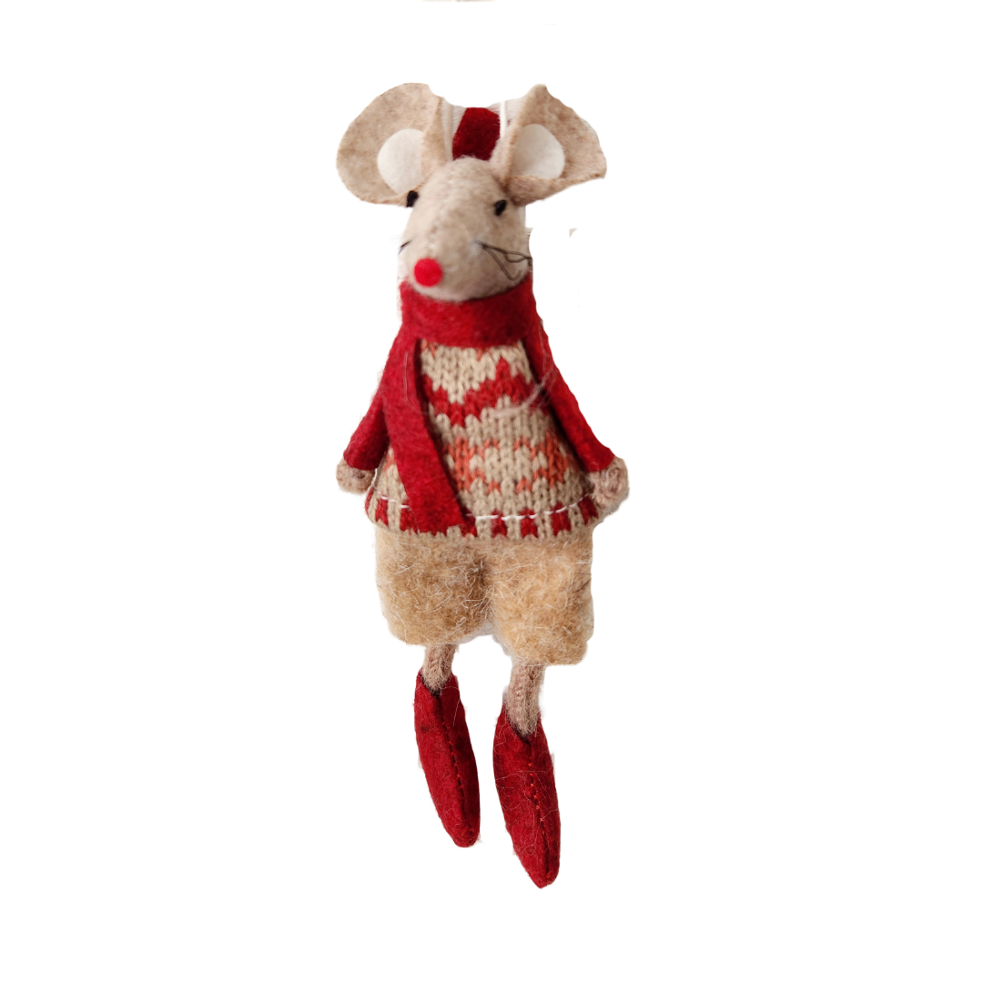 Small Hanging Boy Fabric Mouse