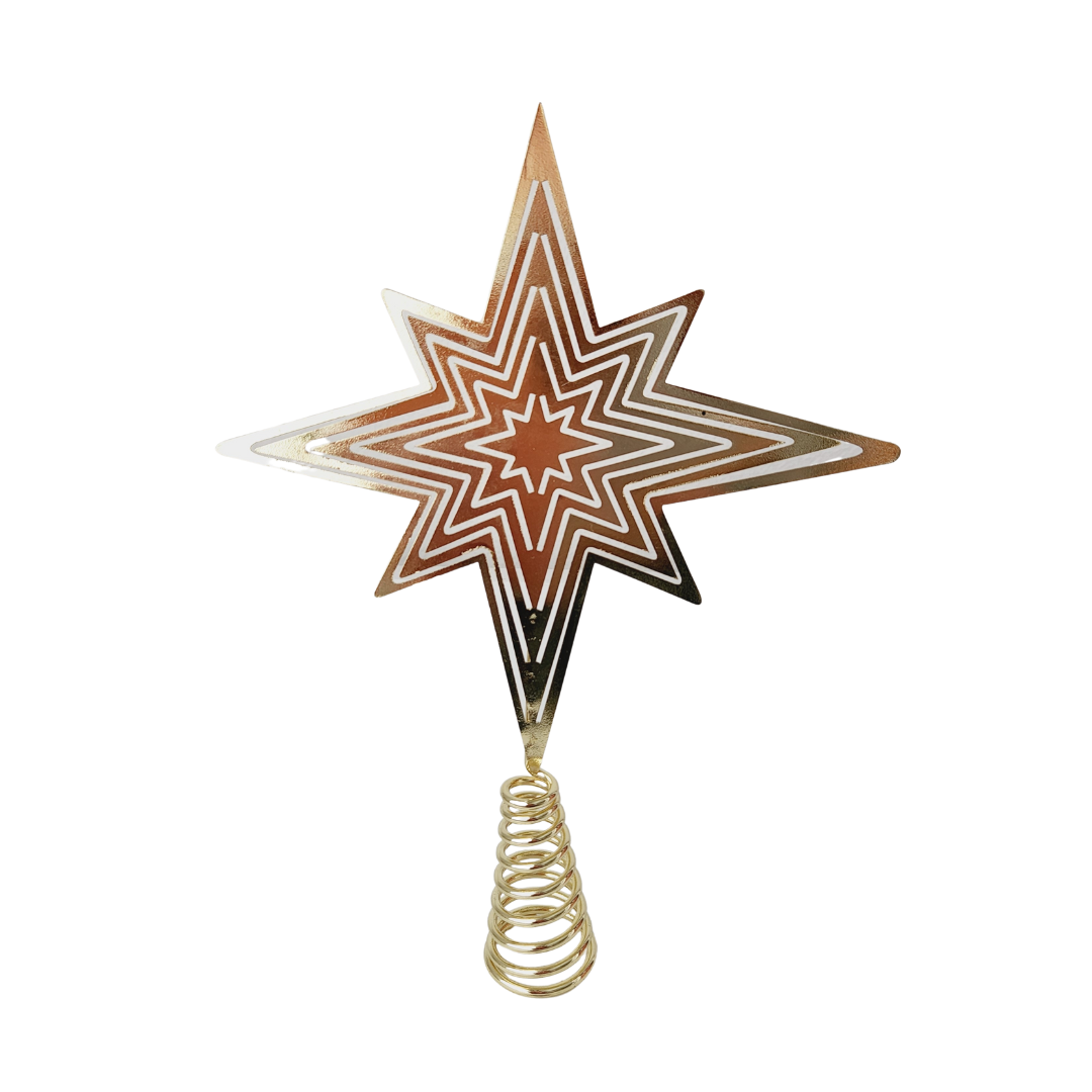 Gold Christmas Tree Star Topper