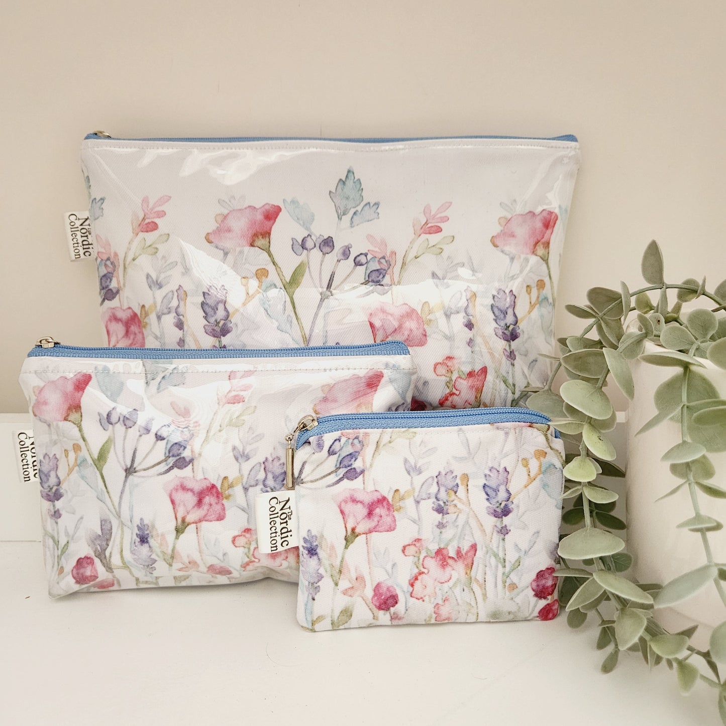 Large Toiletry Bag 'Wild Flowers'