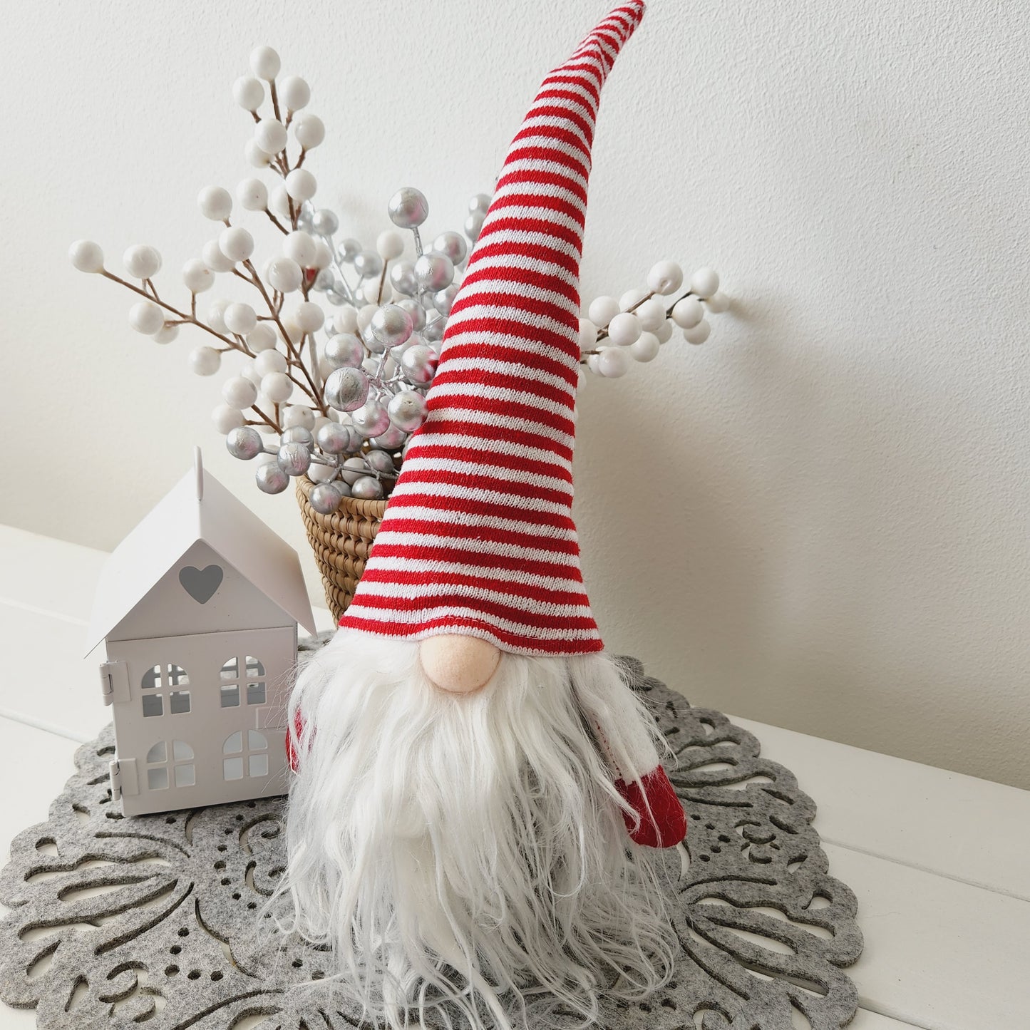 Gnome with Striped Hat