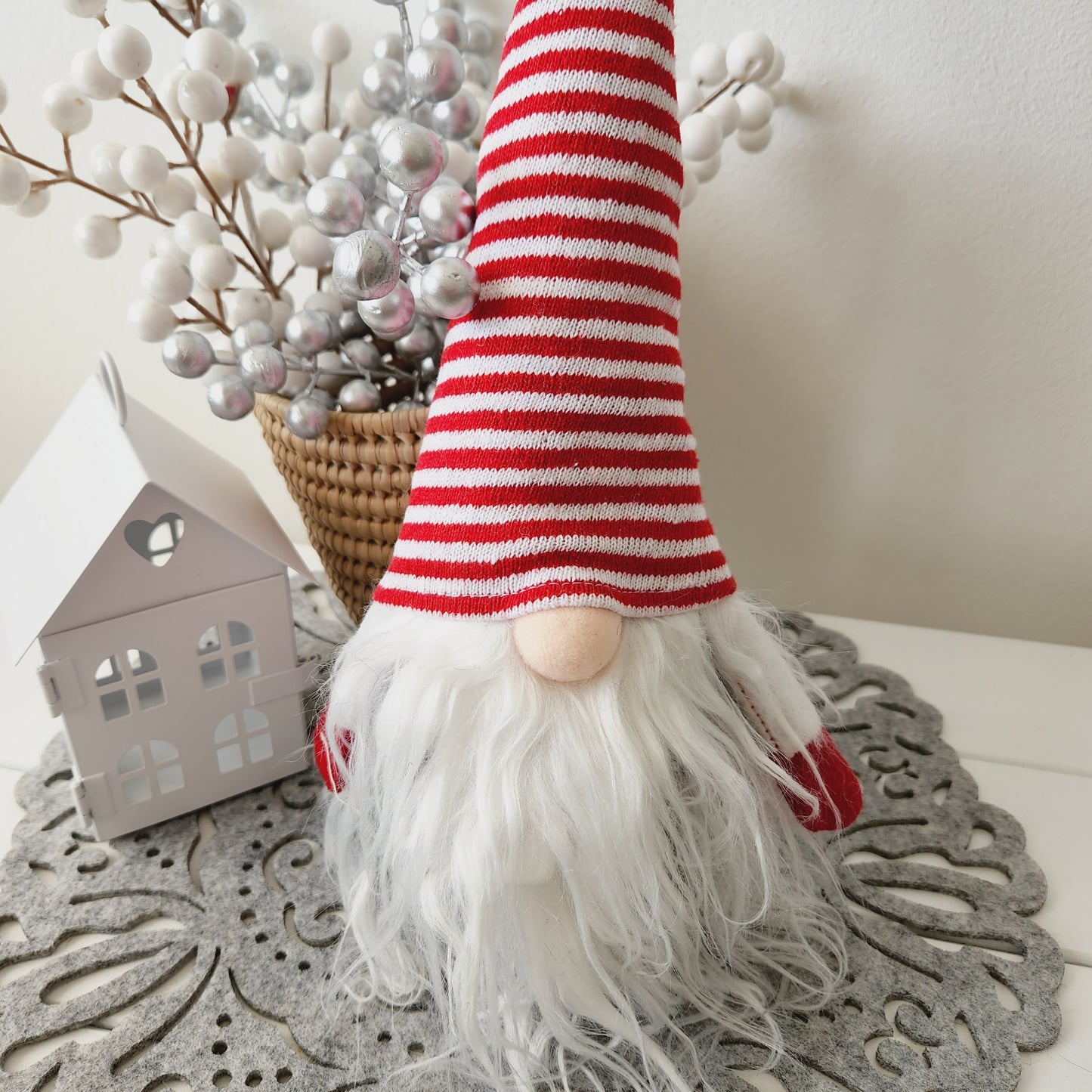 Gnome with Striped Hat