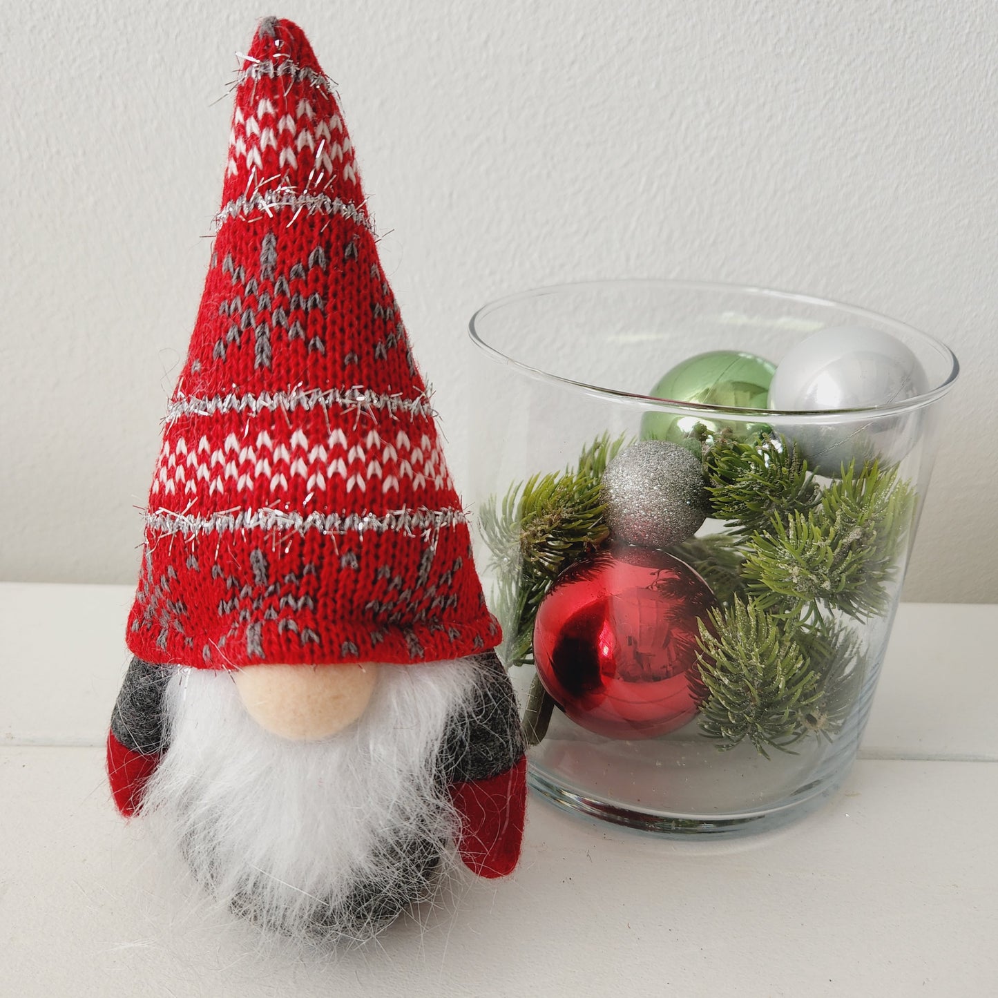 Red Gnome with Nordic Hat