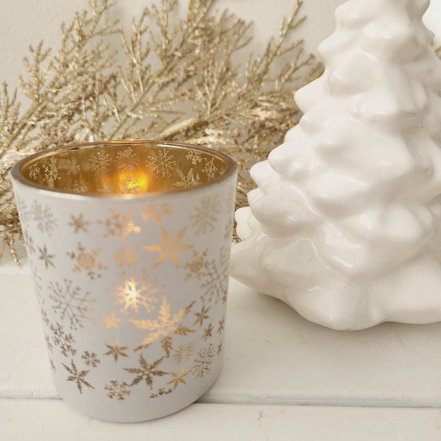 Snowflake Candle Holder