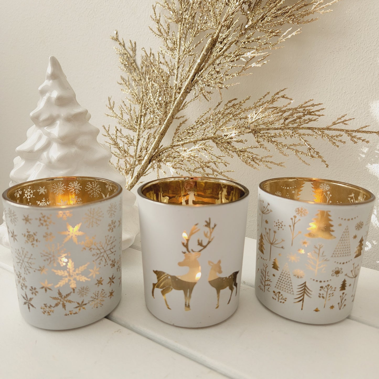 Snowflake Candle Holder