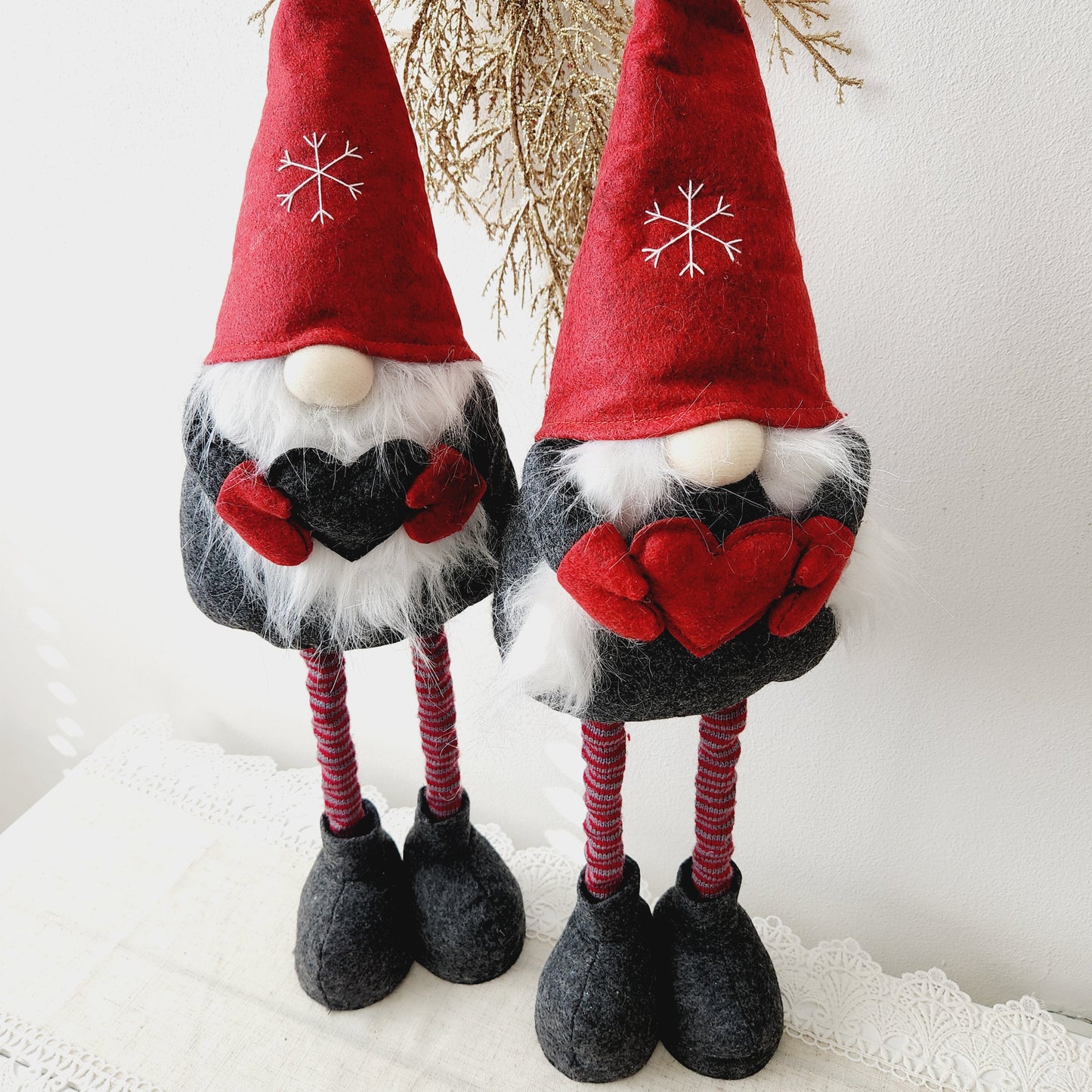 Large Girl Gnome with Extendable Legs 65cm