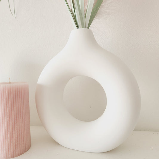 Ceramic Donut Vase