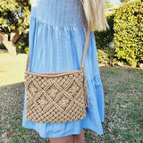 Crochet Handbag - Beige