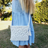 Crochet Handbag - White