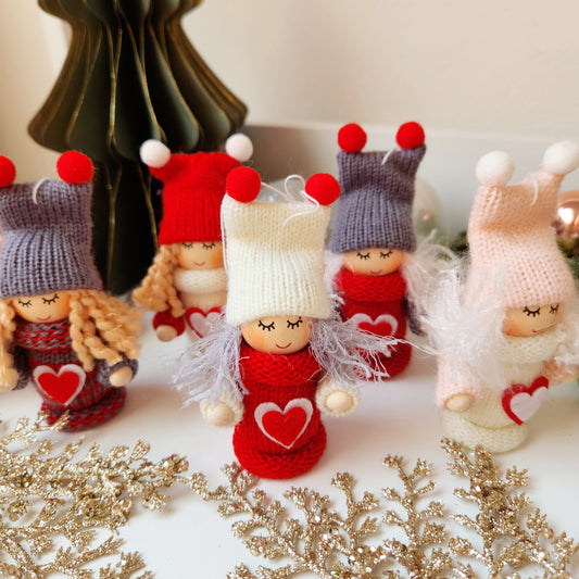 Set of 6 Hanging Dolls