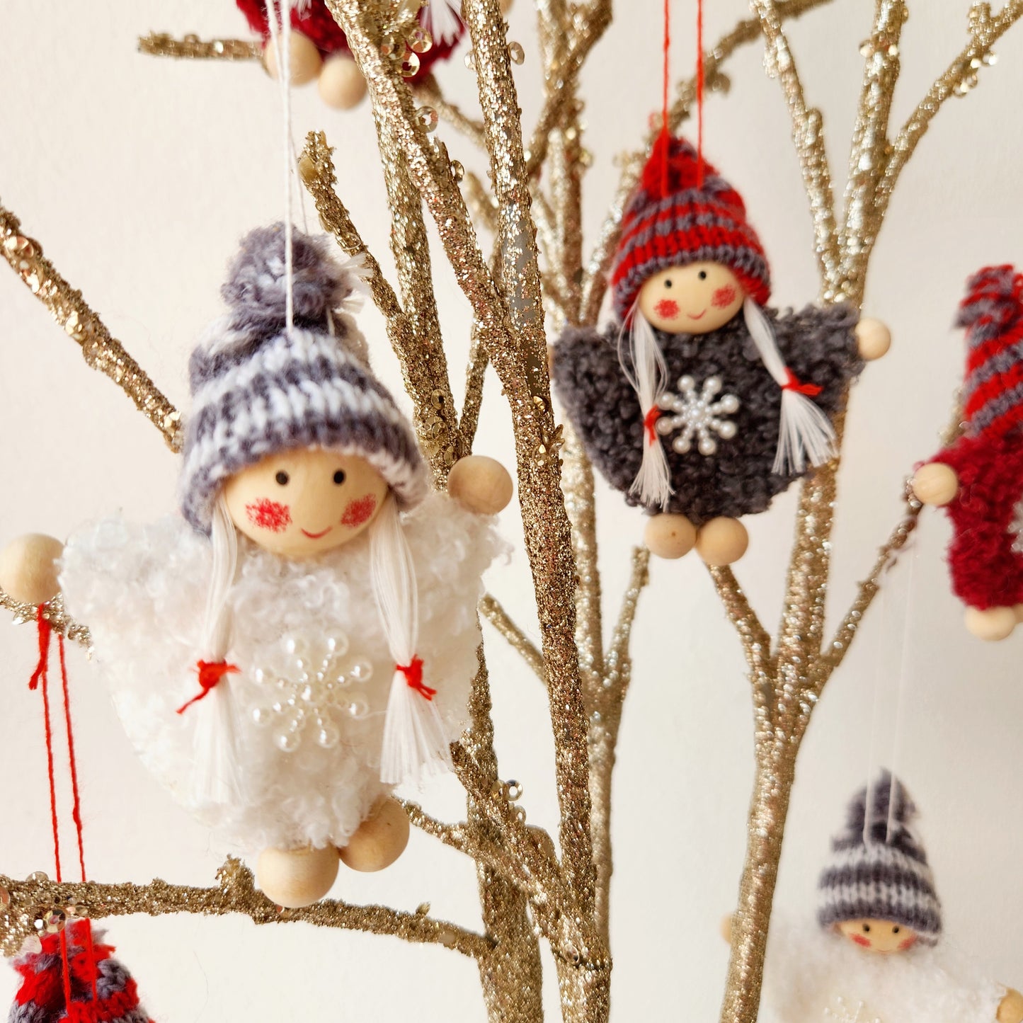 Set of 6 Hanging Christmas Dolls - NB! This new item is only available in October. Pre-order now to secure stock