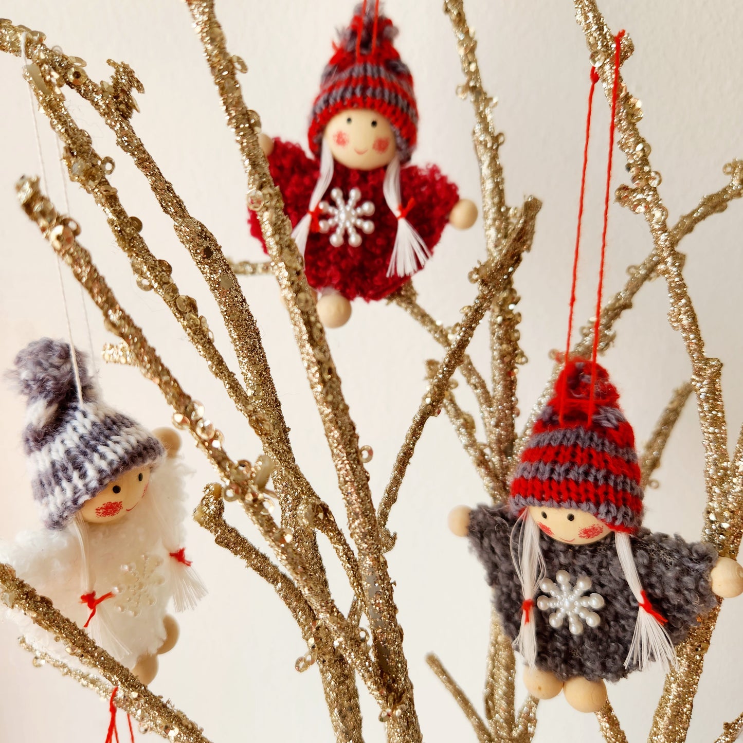 Set of 6 Hanging Christmas Dolls - NB! This new item is only available in October. Pre-order now to secure stock