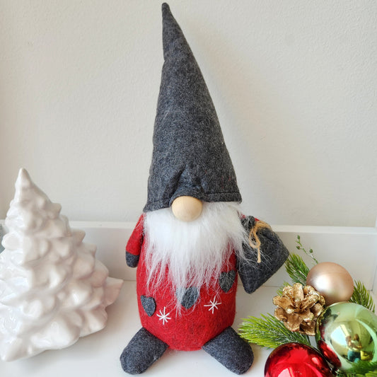Medium Felt Gnome with Sack