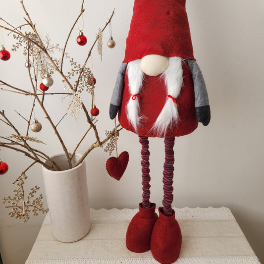 X-Large Girl Gnome with Extendable Legs