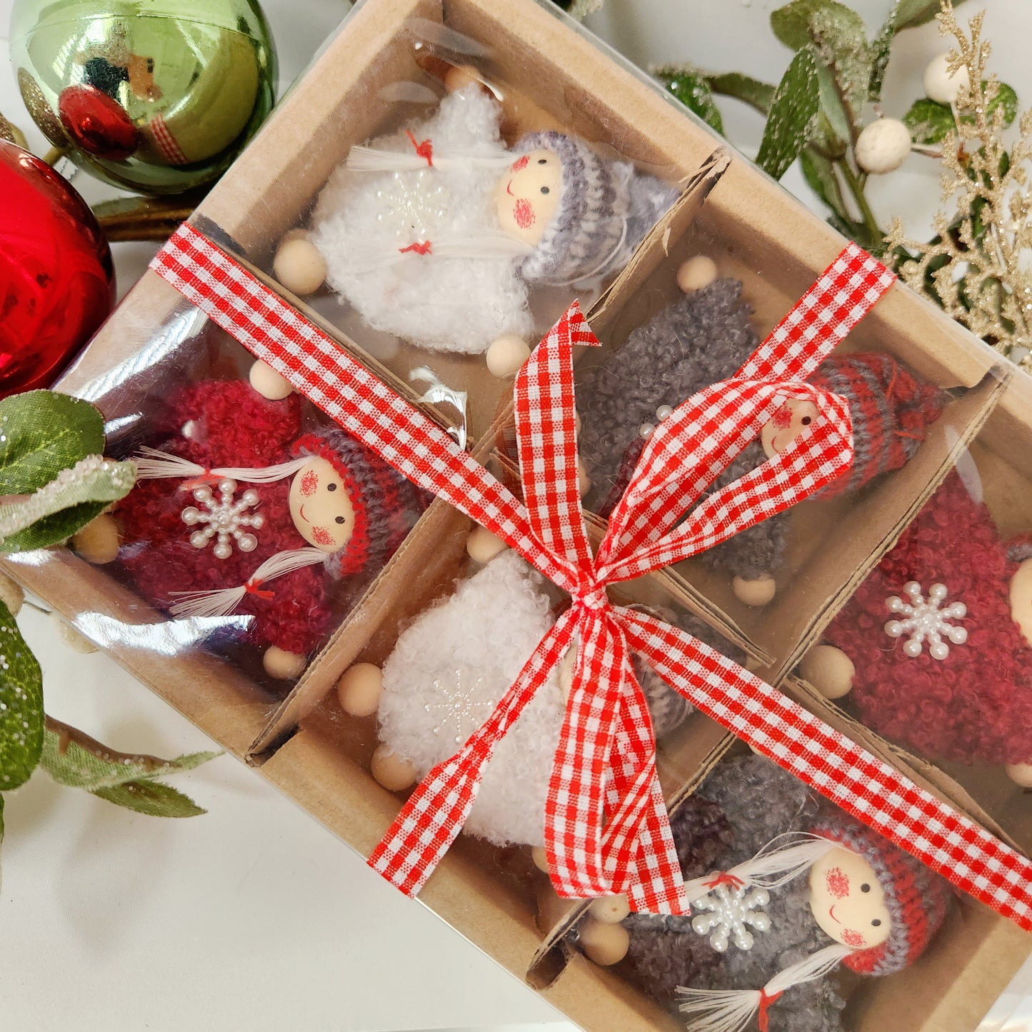 Set of 6 Hanging Christmas Dolls - NB! This new item is only available in October. Pre-order now to secure stock