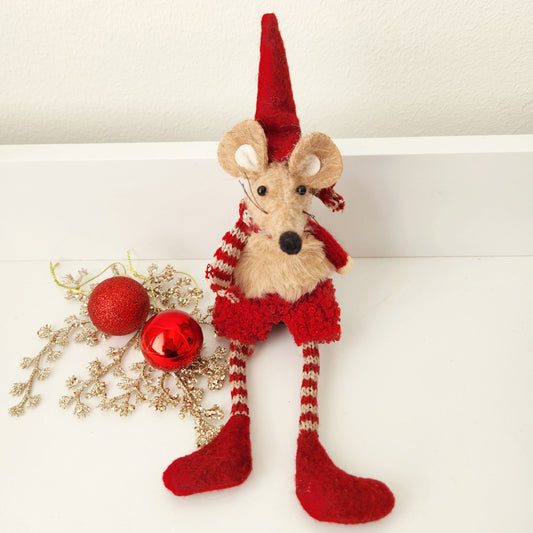 Small Sitting Boy Fabric Mouse