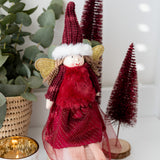(Set of 3) Red Wire Christmas Trees