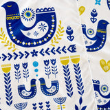 (Pack of 2) Nordic Inspired quick drying Tea Towels - Scandi Birds