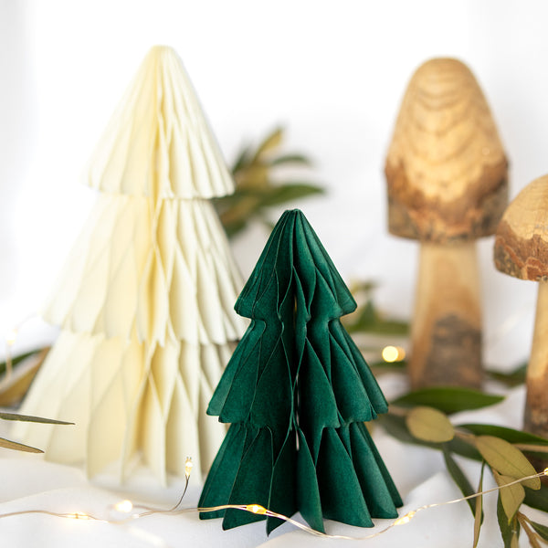 Green Standing Paper Tree Decoration Wholesale 10cm