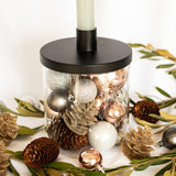 Round Glass Candle Holder