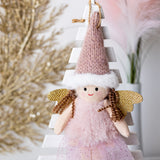 Pink Hanging Fabric Glitter Angel - wholesale