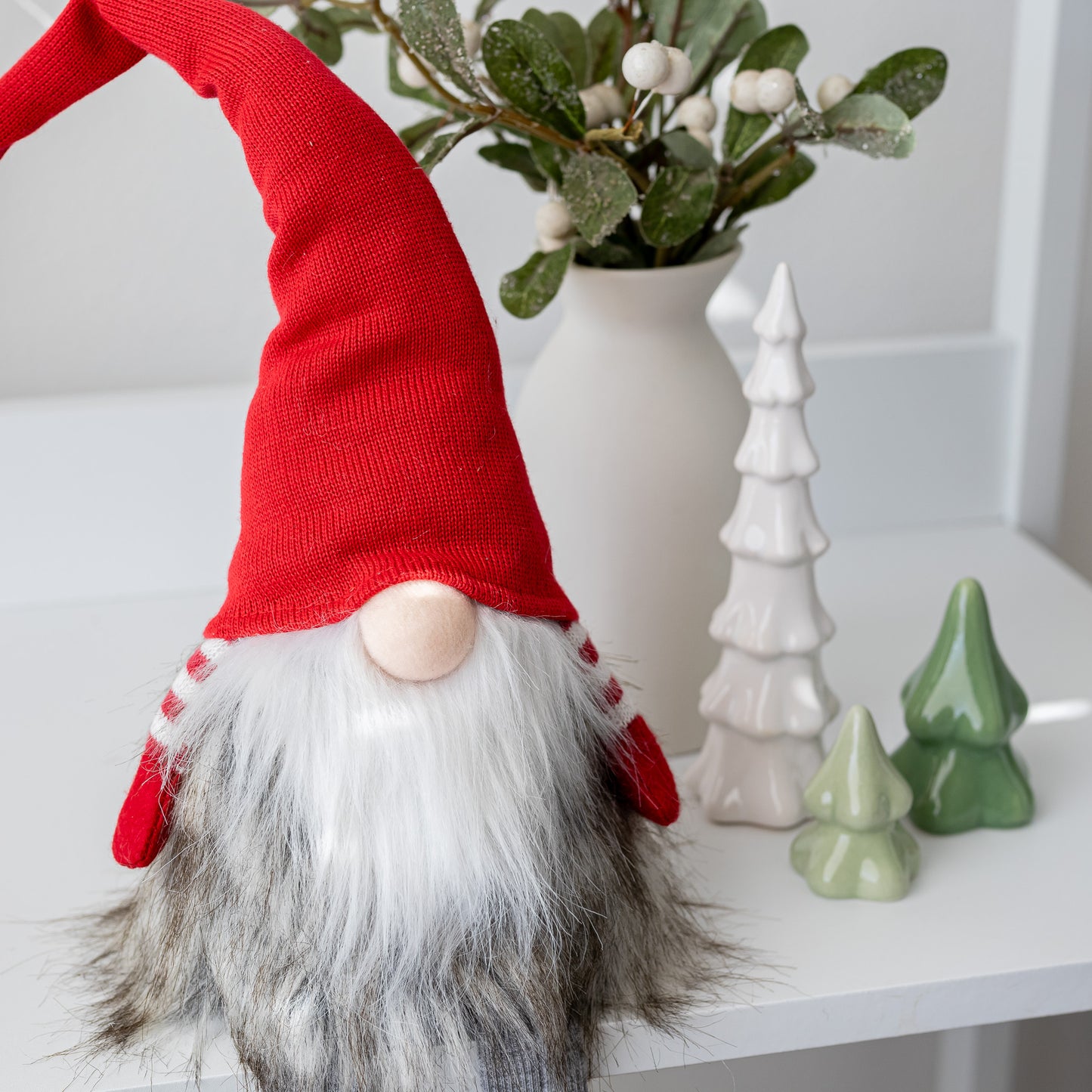 Gnome with Knitted Hat and Dangly Legs