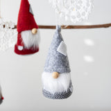 (Set of 3) Felt Santas - Tree Decorations - Wholesale