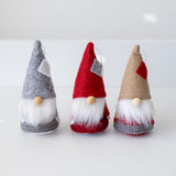 (Set of 3) Felt Santas - Tree Decorations