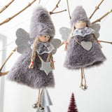 (Set of 3) Grey Hanging Angels - wholesale