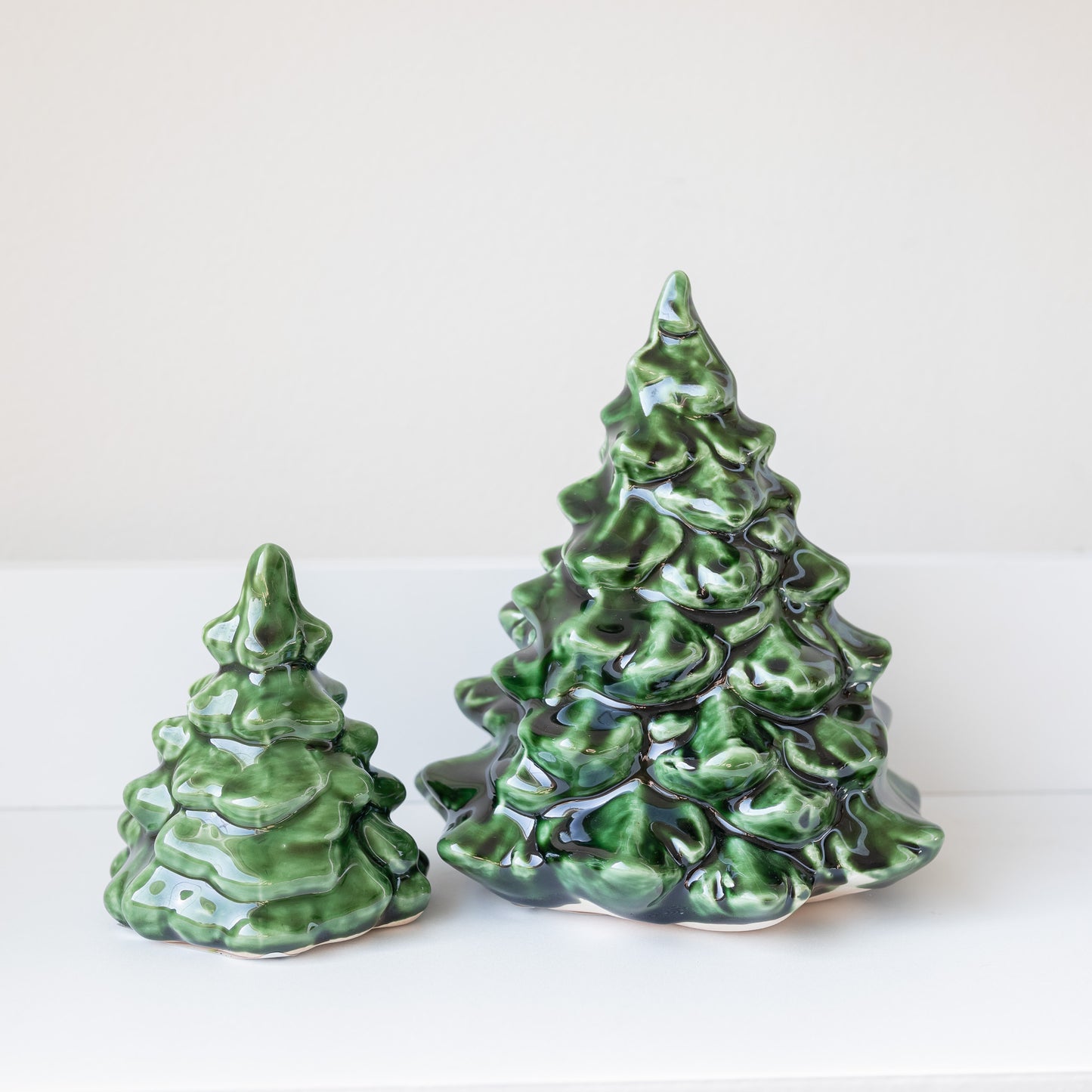 Small Green Ceramic Christmas Tree