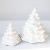 Large Vanilla Ceramic Christmas Tree