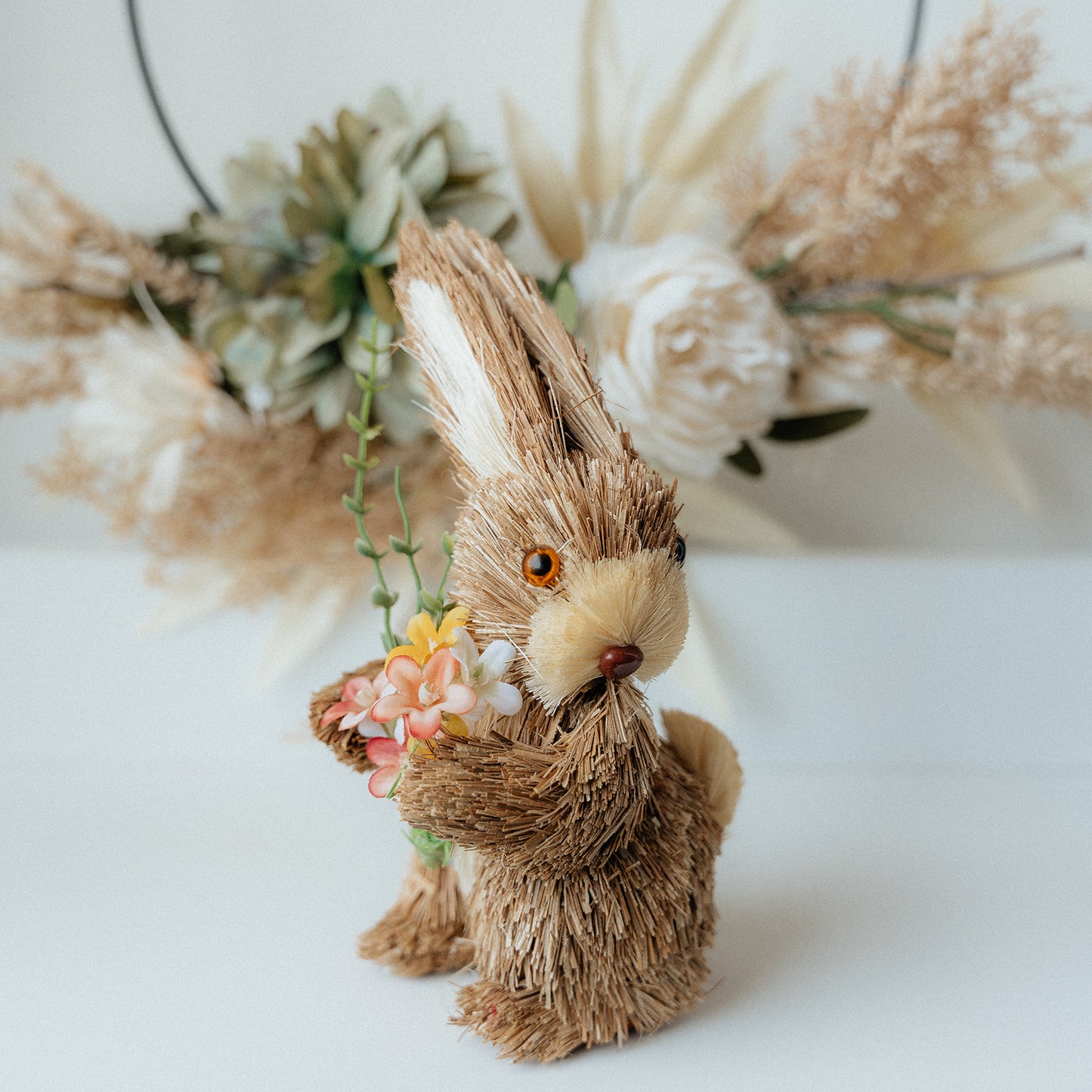 Standing Straw Bunny