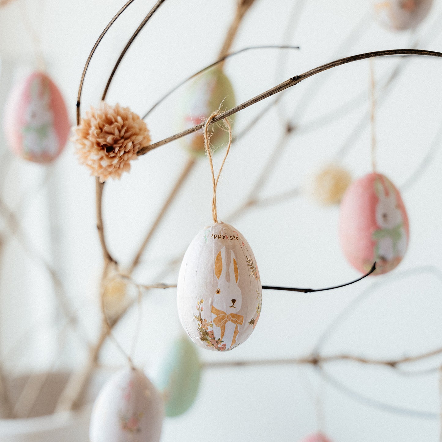 Hanging Easter Eggs - Box of 6