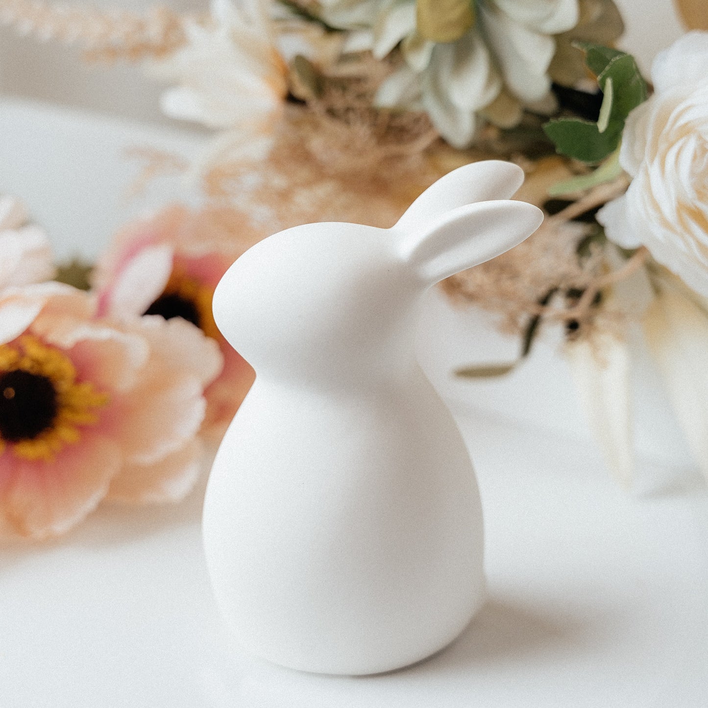 White Ceramic Bunny