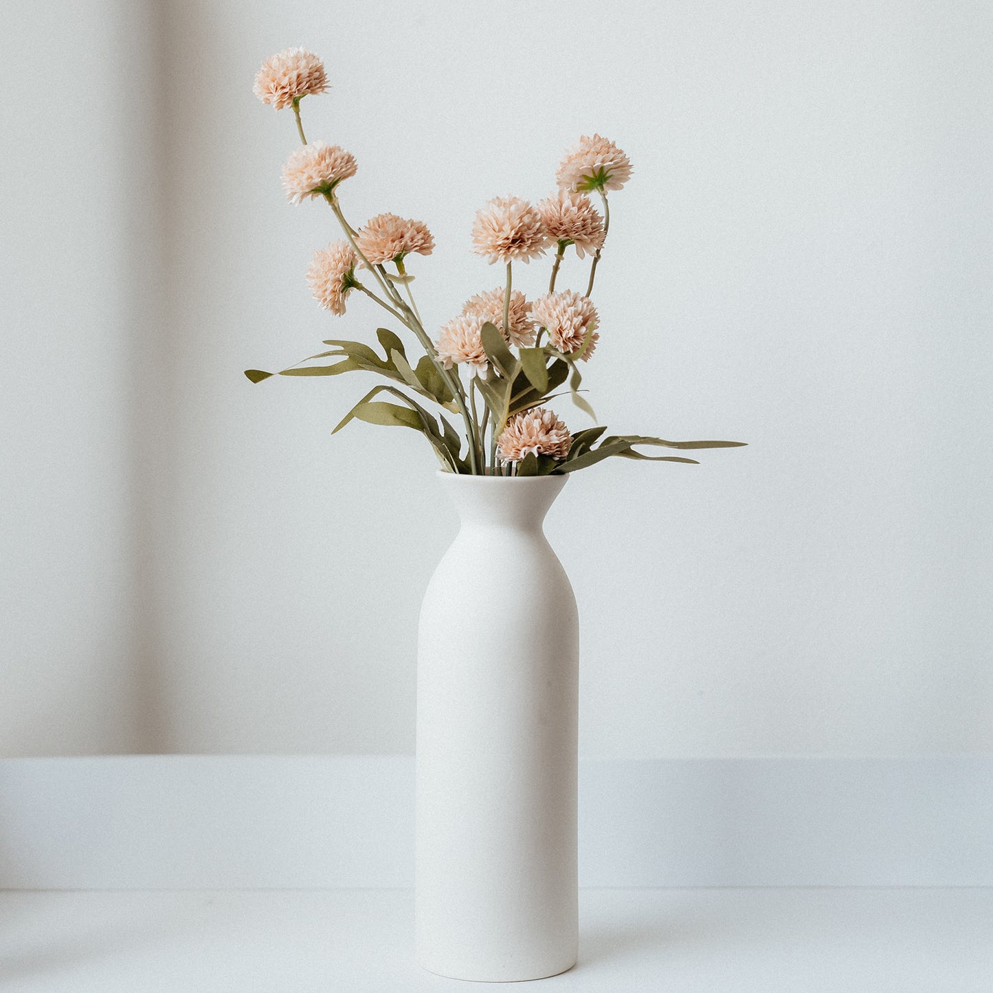 Large White Ceramic Vase