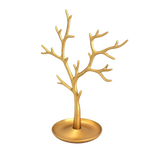Decorative Metal Gold Jewellery Tree Stand