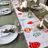 Table Runner with Christmas Bells