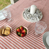 Red Striped Table Cloth 140x220cm - Wholesale