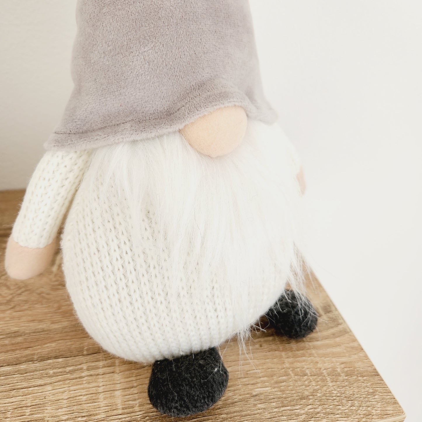 Soft Pastel Grey Gnome 30cm