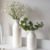 Small Scandinavian White Ceramic Vase
