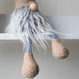 Beige Sitting Gnome with Dangly Legs - wholesale