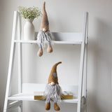 Beige Sitting Gnome with Dangly Legs - wholesale