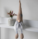 Beige Sitting Gnome with Dangly Legs